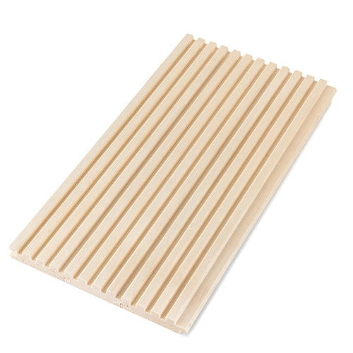 Fluted Aspen Groove-S wall cladding sauna panel
