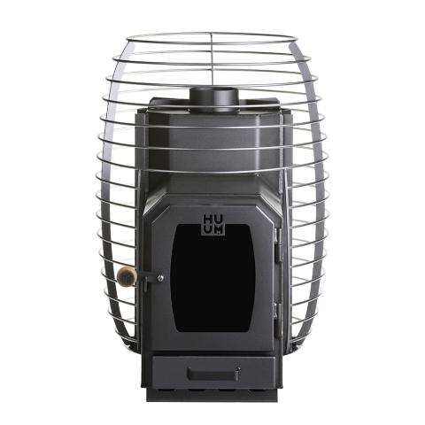 HUUM HIVE Wood 17.0kW wood-fired sauna stove with stainless steel construction and large stone capacity
