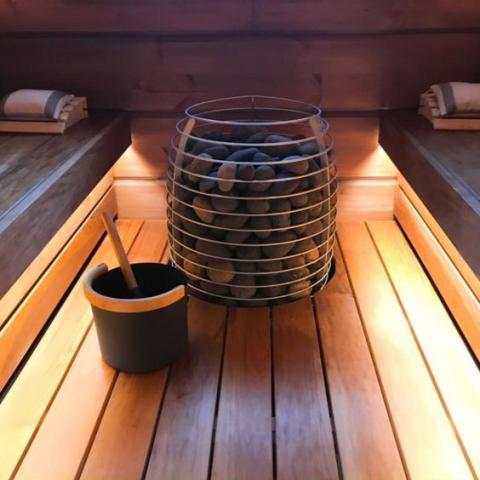 HUUM HIVE 18kW commercial sauna heater with stainless steel design