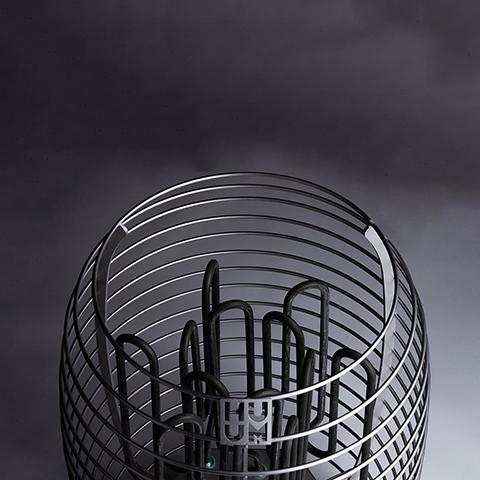 HUUM HIVE 18kW stainless steel sauna heater with stone compartment