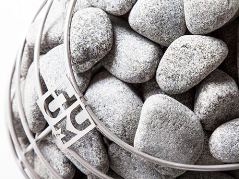 HUUM rounded olivine sauna heater stones 5-10 cm