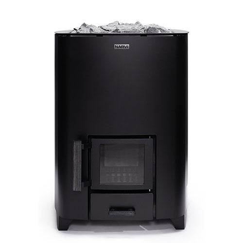 Narvi NC Black Wood-Burning Sauna Stove