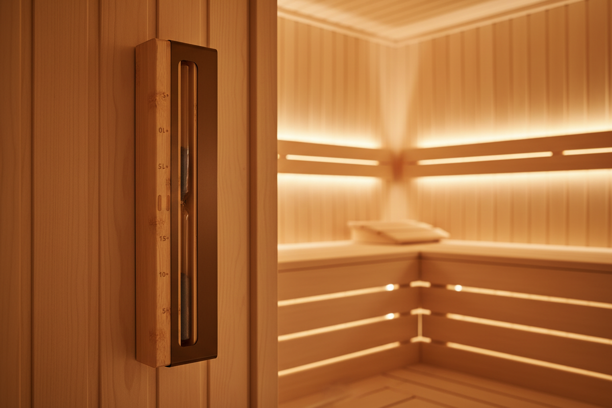 Sauna Sand Timer Lifestyle Image