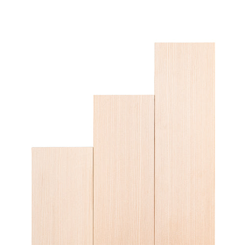 Straight grain hemlock sauna bench board