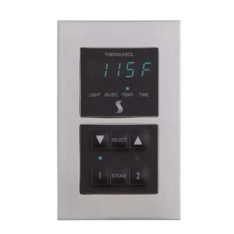 ThermaSol Signature Series Control and Steam Head Kit Square