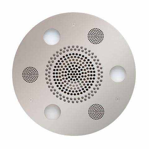 Thermasol Total Wellness shower system with 10-inch ThermaTouch control and upgraded round Serenity rainhead