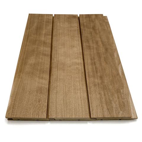 Prosaunas Thermo-Aspen 1x4 (15mm x 90mm) Sauna Wood T&G STS4 Profile, Nickel-Gap, Wall Material