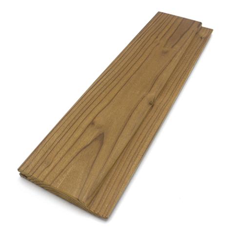 Prosaunas Sauna Wood, Thermally-Modified, Tongue & Groove, STP Profile, Medium Gap, Wall Material