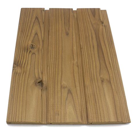 Prosaunas Sauna Wood, Thermally-Modified, Tongue & Groove, STP Profile, Medium Gap, Wall Material