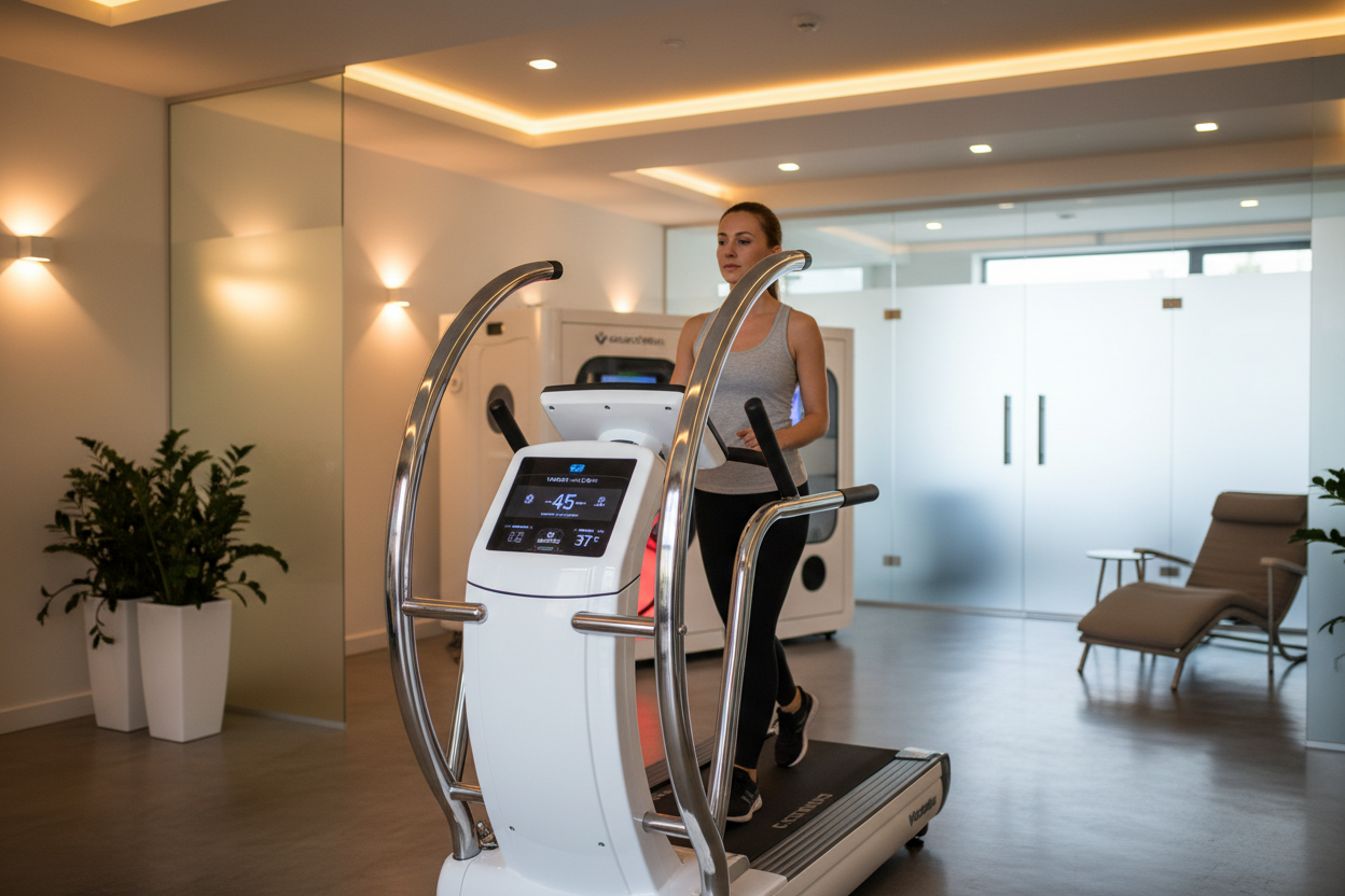 Vacuactivus VacuStar Treadmill in use