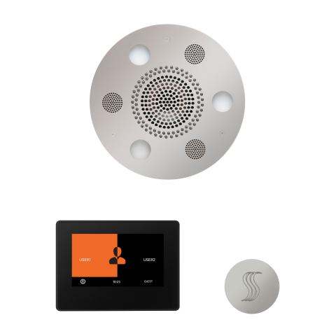ThermaSol Wellness Steam Package with 7-inch ThermaTouch touchscreen control panel and Serenity rainhead