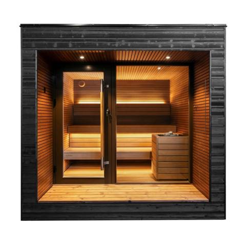 Auroom Arti Outdoor Modular Cabin Sauna, Up to 5-Persons