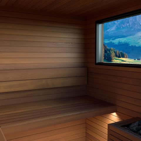 Auroom Garda Outdoor Cabin Sauna, Thermo-Pine, Up to 6-Persons