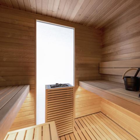 Auroom Garda Outdoor Cabin Sauna, Thermo-Pine, Up to 6-Persons