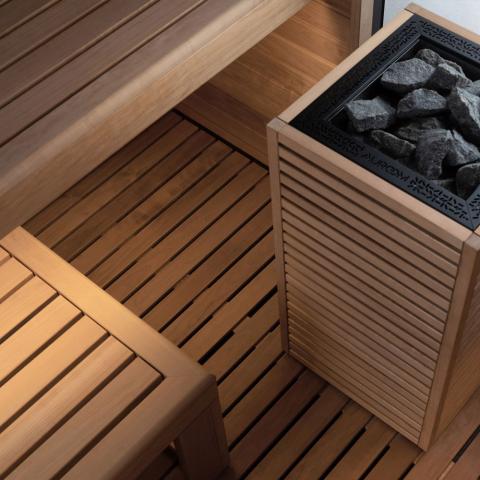 Auroom Garda Outdoor Cabin Sauna, Thermo-Pine, Up to 6-Persons