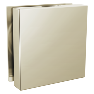 Delta SteamScape Square Steamhead Lumicoat Polished Nickel