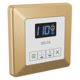 Delta Steamscape Square Control Lumicoat Champagne Bronze