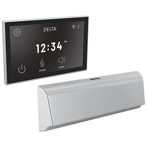 Delta SteamScape™ Deluxe System Digital Interface and Unilateral Steam Head