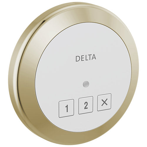 Delta Round Exterior Steam Control Polished Nickel