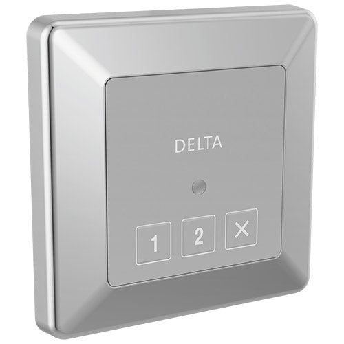 Delta Square Exterior Steam Control Lumicoat Chrome
