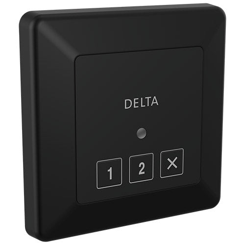 Delta Square Exterior Steam Control Matte Black