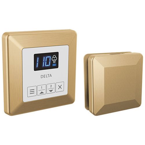 Delta Square Steam Control in Lumicoat Champagne Bronze
