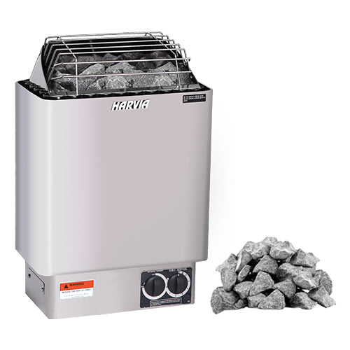 Harvia KIP45B sauna heater with stones