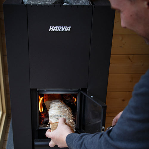 Harvia Linear 18 Compact wood burning stove