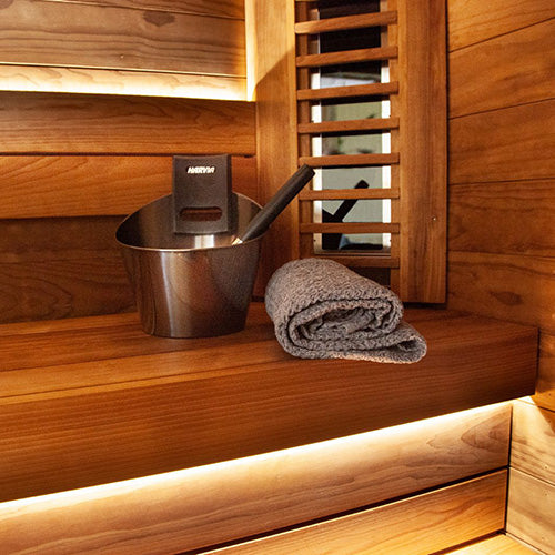 Harvia Sauna Accessory Set Steel Bucket