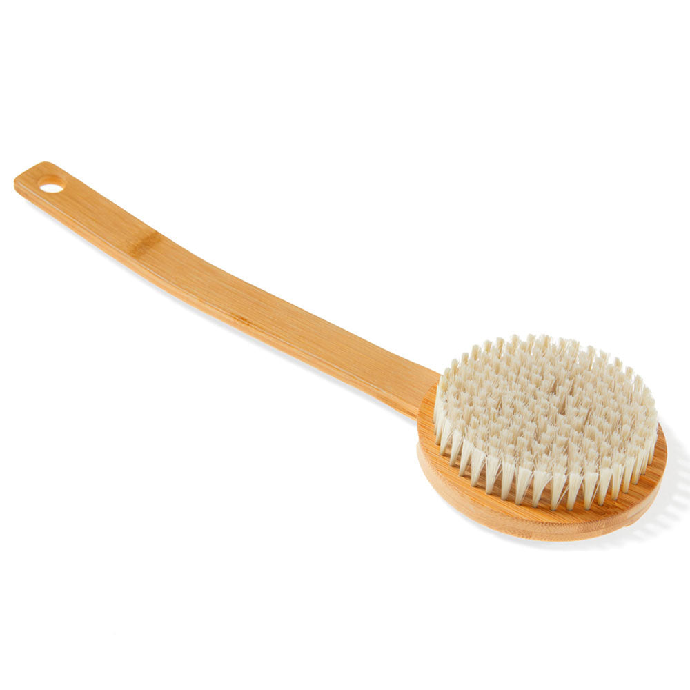 KOLO Bath Brush Bambu 2 – Natural Bamboo Sauna Brush with Handle