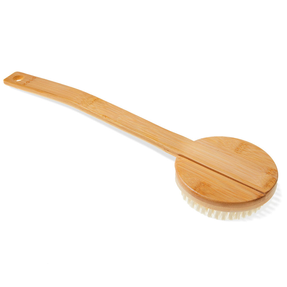 KOLO Bath Brush Bambu 2 – Natural Bamboo Sauna Brush with Handle