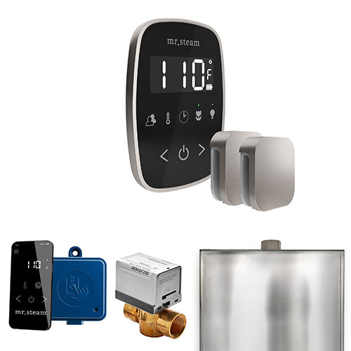 Mr.Steam ButlerFlex Max Steam Shower Control Package with TempoFlex Control and Aroma Steamheads