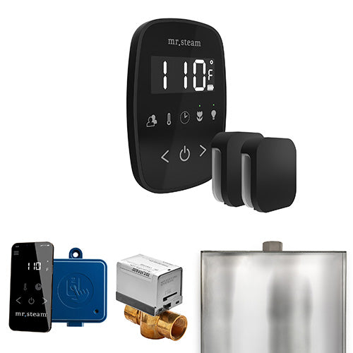 Mr.Steam ButlerFlex Max Steam Shower Control Package with TempoFlex Control and Aroma Steamheads