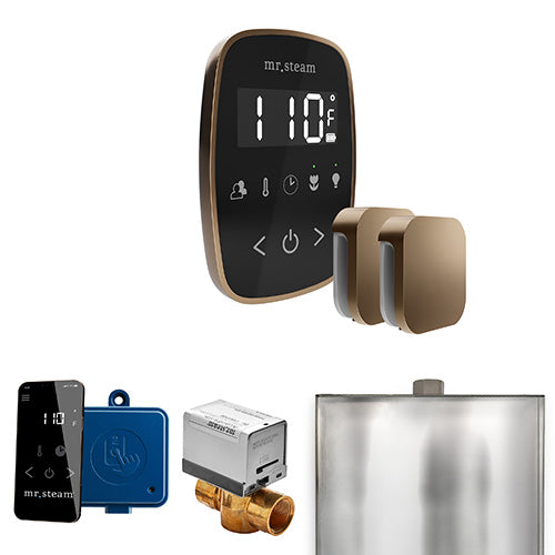 Mr.Steam ButlerFlex Max Steam Shower Control Package with TempoFlex Control and Aroma Steamheads