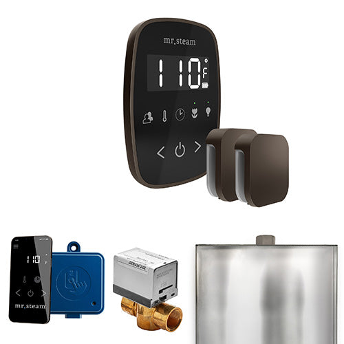 Mr.Steam ButlerFlex Max Steam Shower Control Package with TempoFlex Control and Aroma Steamheads