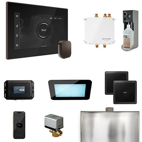 Mr.Steam Bliss Steam Shower Control Package with iSteamX Control and Steamhead