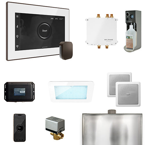 Mr.Steam Bliss Steam Shower Control Package with iSteamX Control and Steamhead