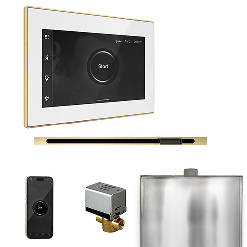 Mr.Steam XButler Steam Shower Control Package with iSteamX Control and Linear SteamHead
