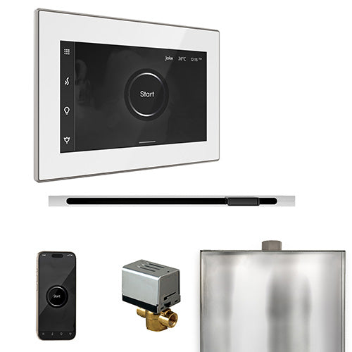 Mr.Steam XButler Steam Shower Control Package with iSteamX Control and Linear SteamHead