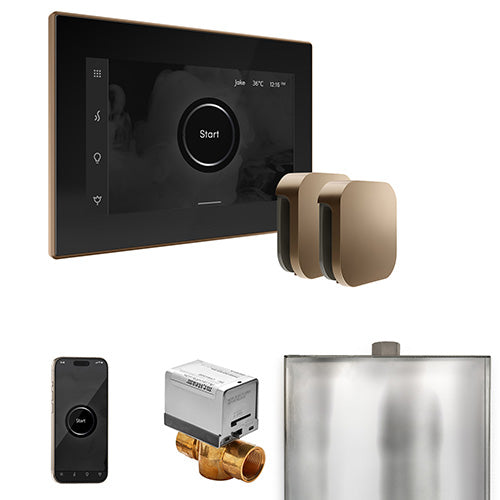 Mr.Steam XButler Max Steam Shower Control Package with iSteamX Control and 2 Aroma Steamhead