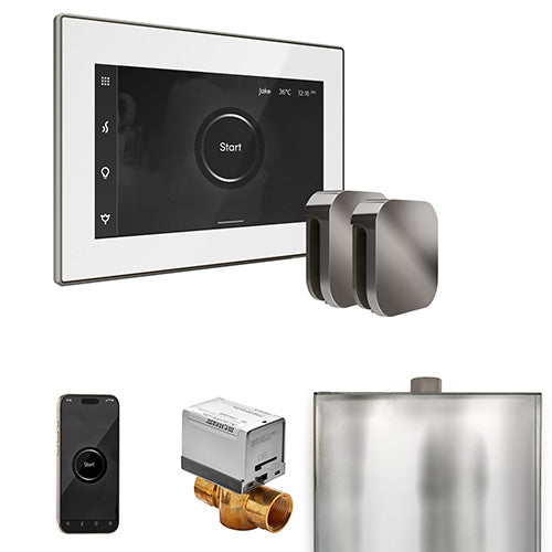Mr.Steam XButler Max Steam Shower Control Package with iSteamX Control and 2 Aroma Steamhead
