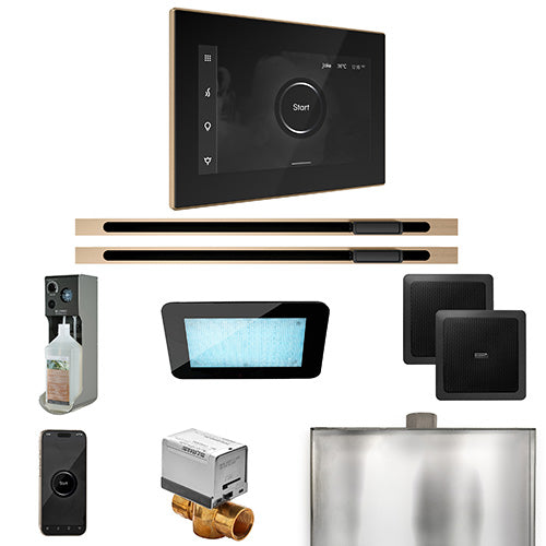 Mr.Steam XDream Linear Steam Shower Control Package with iSteamX Control and Linear Steamhead