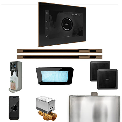 Mr.Steam XDream Linear Steam Shower Control Package with iSteamX Control and Linear Steamhead