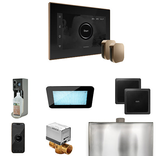 Mr.Steam XDream Max Steam Shower Control Package with iSteamX Control and Two Aroma SteamHeads