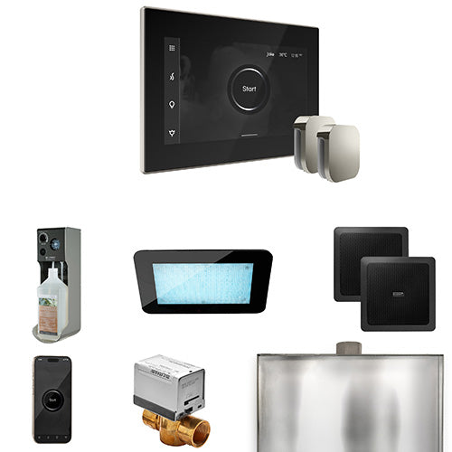 Mr.Steam XDream Max Steam Shower Control Package with iSteamX Control and Two Aroma SteamHeads