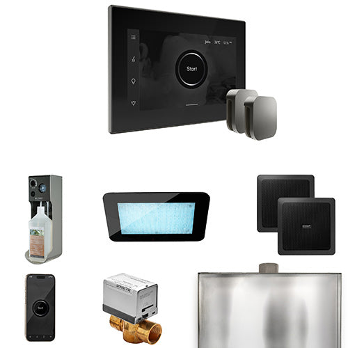 Mr.Steam XDream Max Steam Shower Control Package with iSteamX Control and Two Aroma SteamHeads