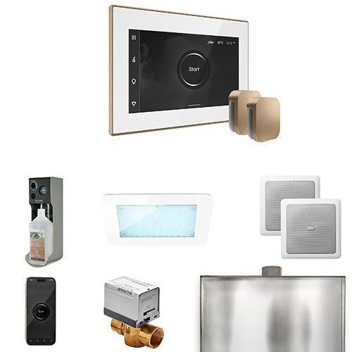 Mr.Steam XDream Max Steam Shower Control Package with iSteamX Control and Two Aroma SteamHeads