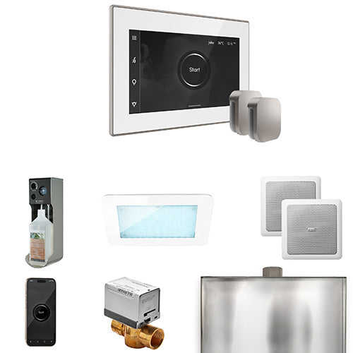 Mr.Steam XDream Max Steam Shower Control Package with iSteamX Control and Two Aroma SteamHeads