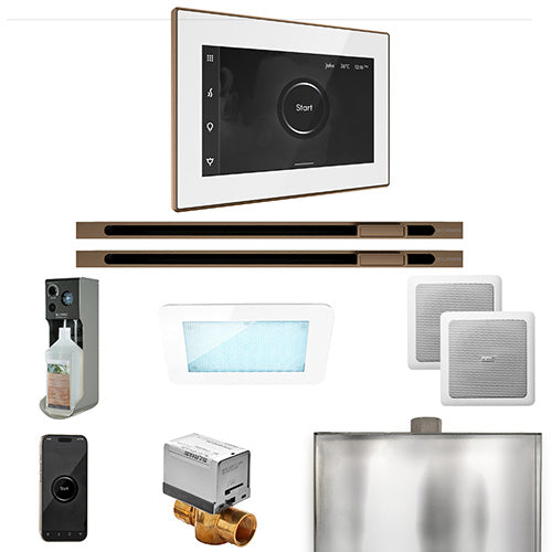 Mr.Steam XDream Linear Steam Shower Control Package with iSteamX Control and Linear Steamhead