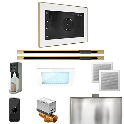 Mr.Steam XDream Linear Steam Shower Control Package with iSteamX Control and Linear Steamhead